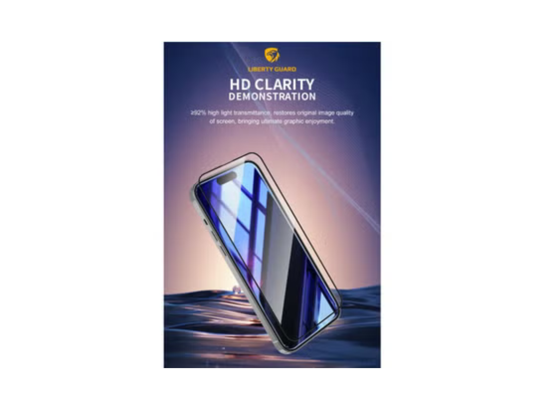 Liberty Guard iPhone 16 Pro 2.5D Clear Screen Protector | Qatar Liberty Guard iPhone 16 Pro 2.5D Clear Screen Protector | Qatar